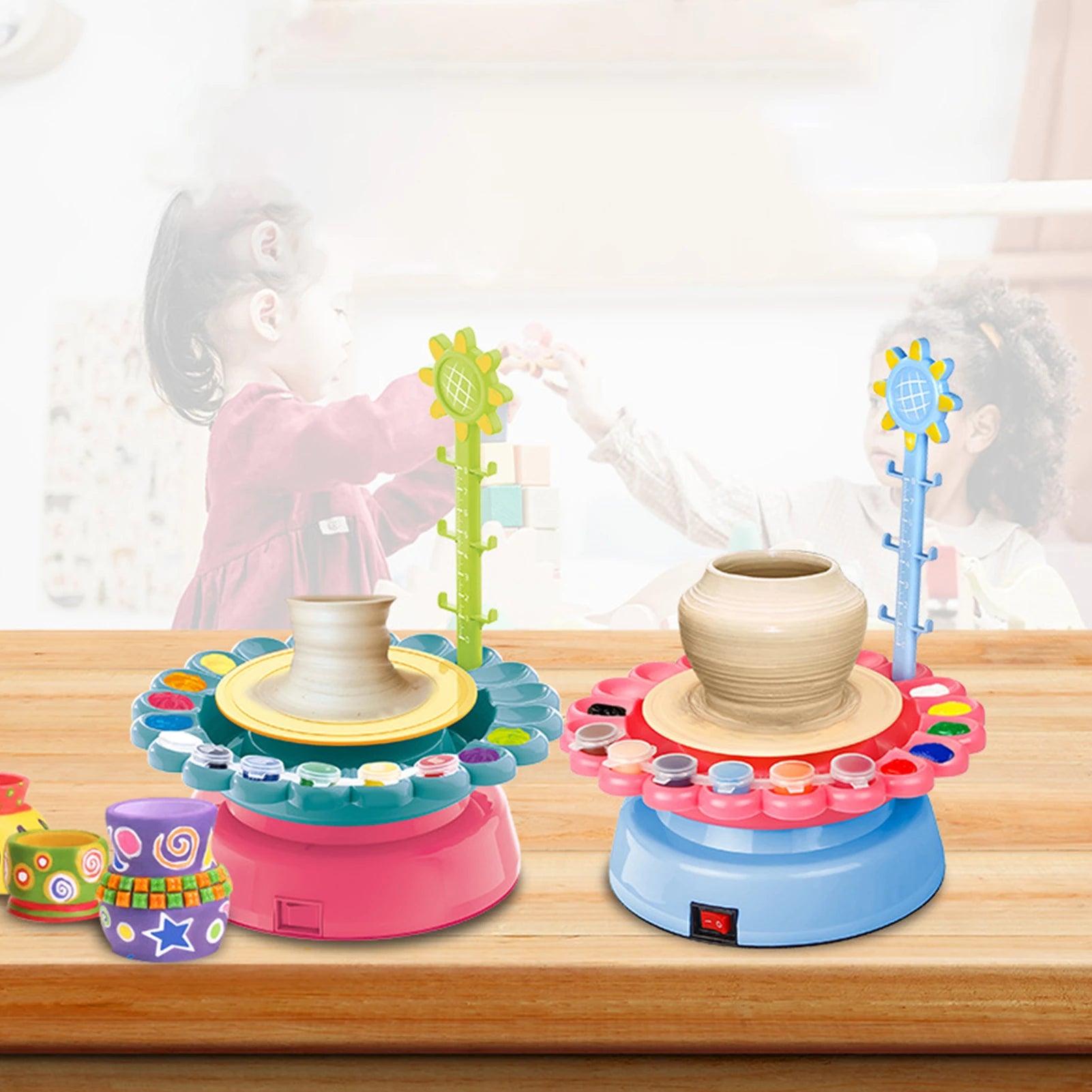 Pottery Wheel Craft Kit for Kids - KiddieWink - Gifts They'll Love