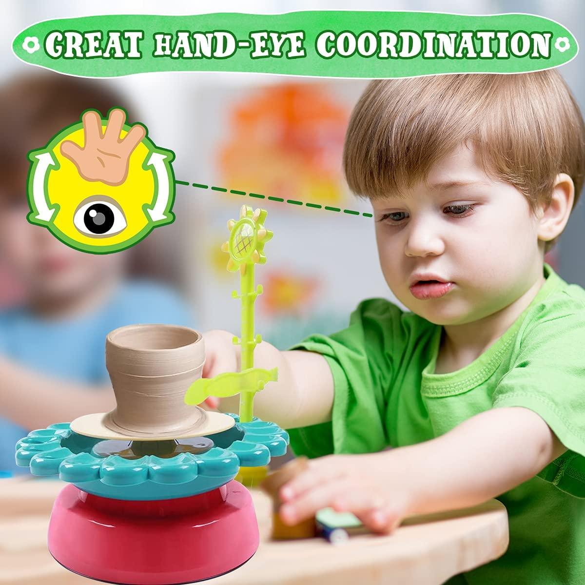 Pottery Wheel Craft Kit for Kids - KiddieWink - Gifts They'll Love