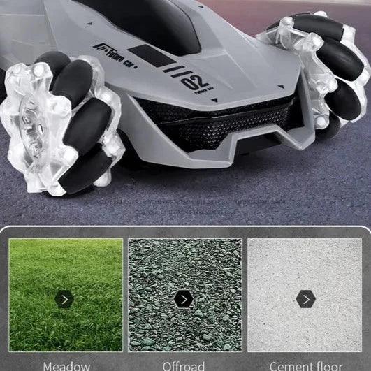 RC Drift & Stunt Car with Light Music Sound & Spray - KiddieWink - Gifts They'll Love