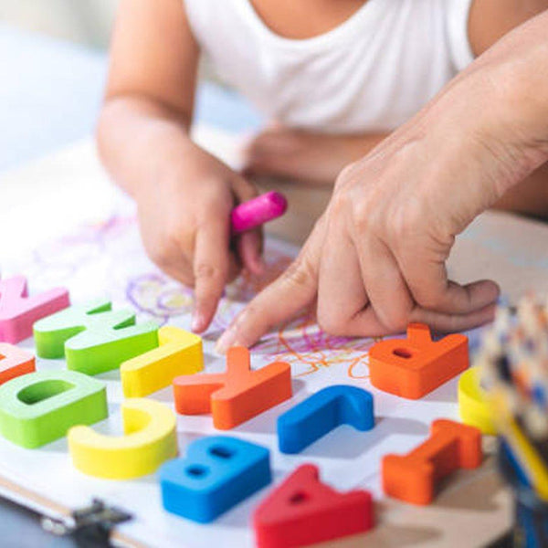 Pre - Schoolers Wooden Alphabets Numbers & Urdu Letters - KiddieWink - Gifts They'll Love