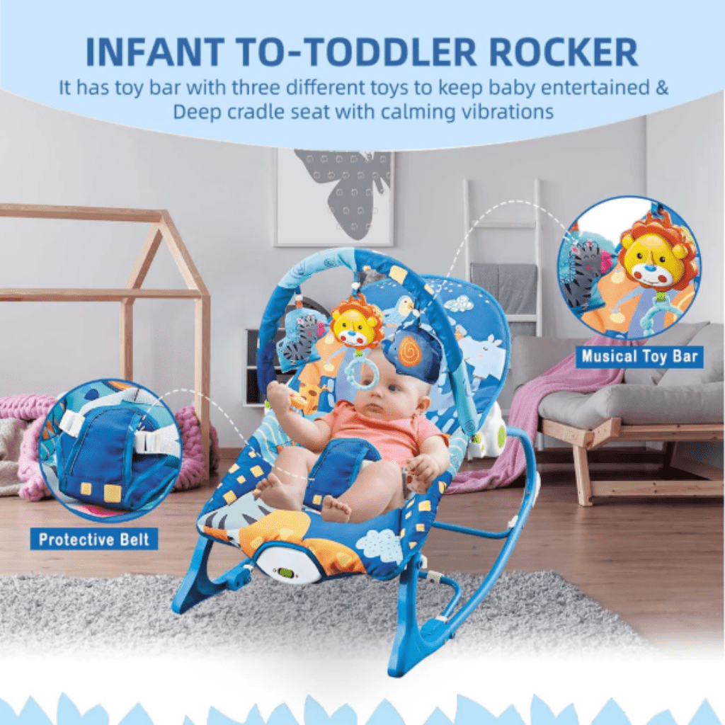 Infant - to - Toddler Soothing Bouncer Chair - KiddieWink - Gifts They'll Love