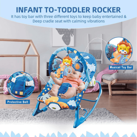 Infant - to - Toddler Soothing Bouncer Chair - KiddieWink - Gifts They'll Love