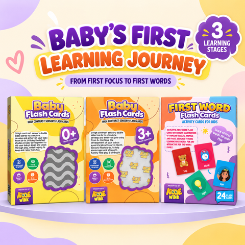 Baby's First Learning Journey – Visual Stimulation to First Words Bundle