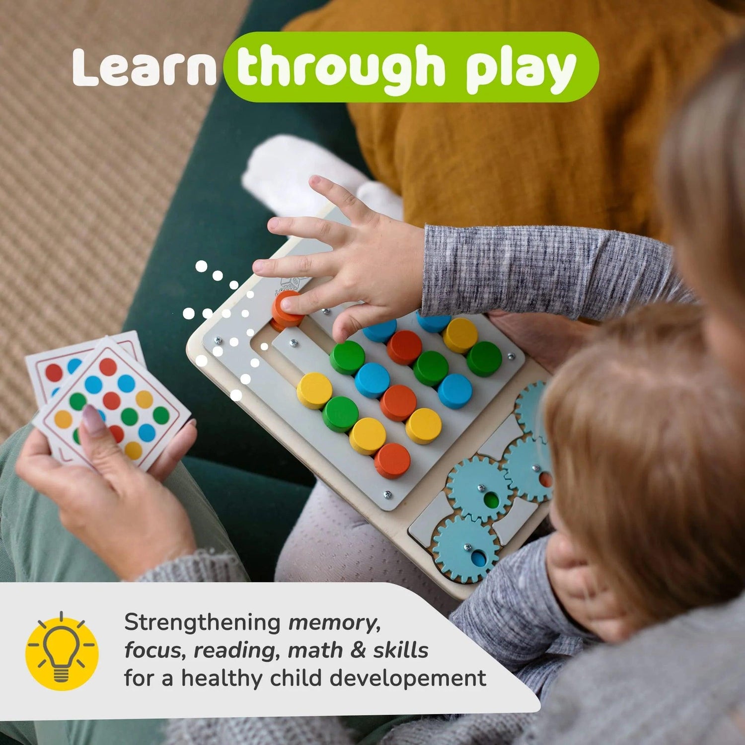 Brain Teaser Sorting Busy Board Game - KiddieWink - Gifts They'll Love
