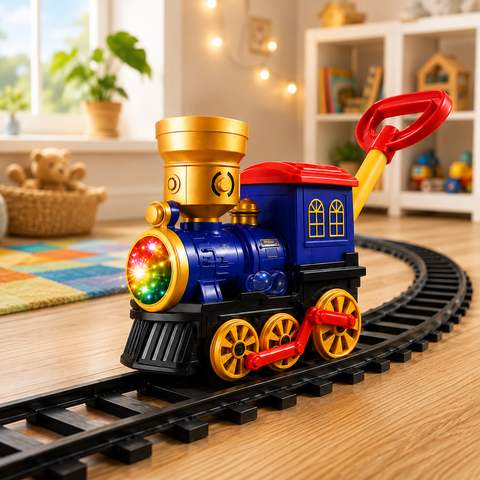 Musical Magic Bubble Adventure Train For Kids