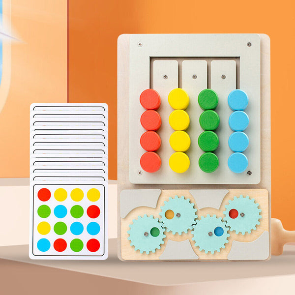 Brain Teaser Sorting Busy Board Wooden Game