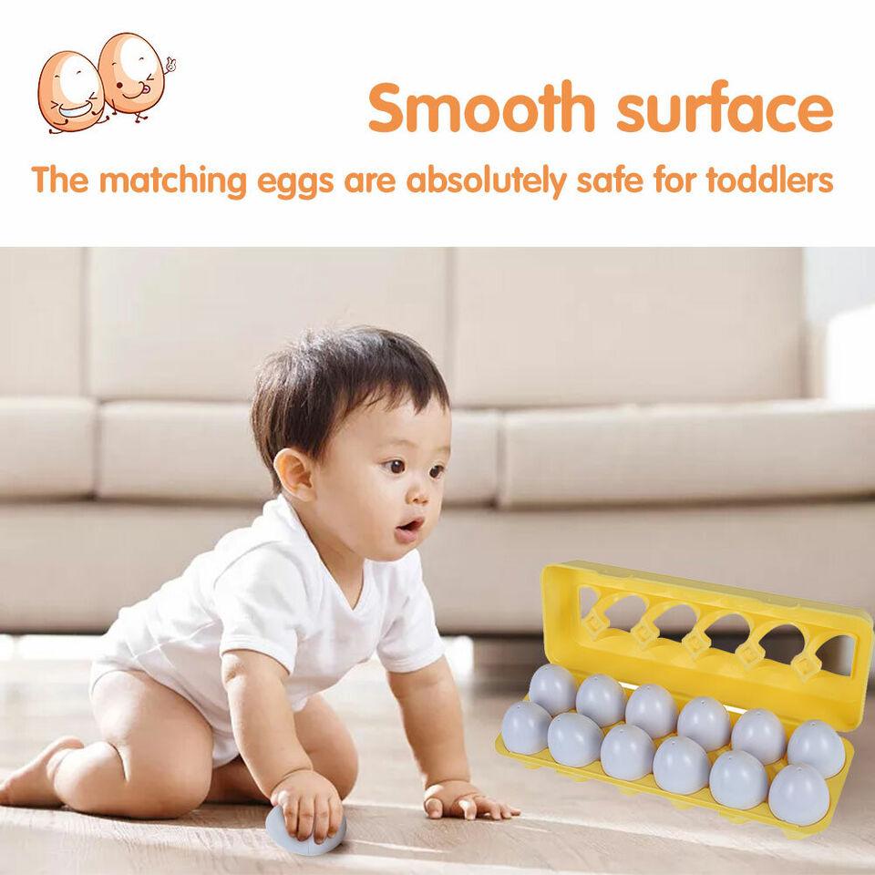 Montessori Multi - Shape Eggs Puzzle Toy - KiddieWink - Gifts They'll Love