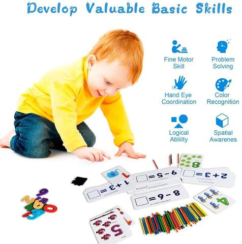 Montessori I love Mathematics Wooden Toy