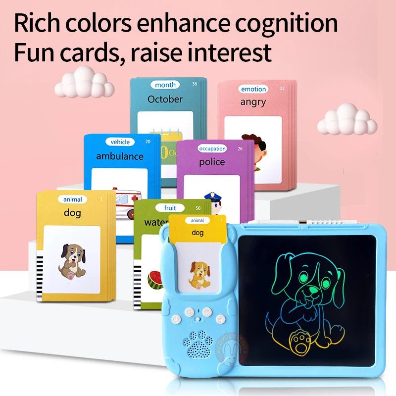 2 In 1 Educational Talking Flash Cards - KiddieWink - Gifts They'll Love