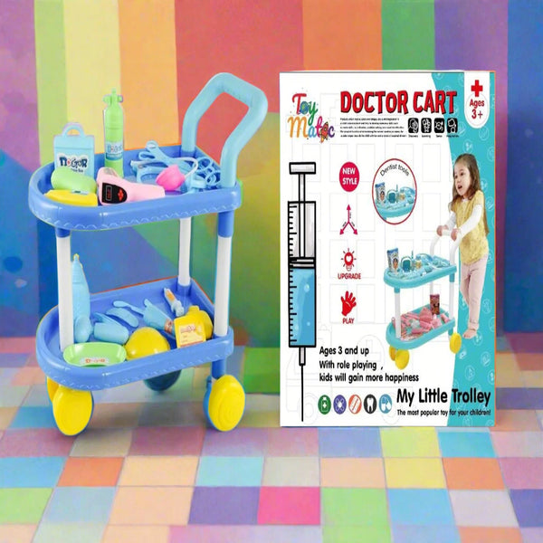 Little Doctor On Wheels – Kids Medical Play Cart