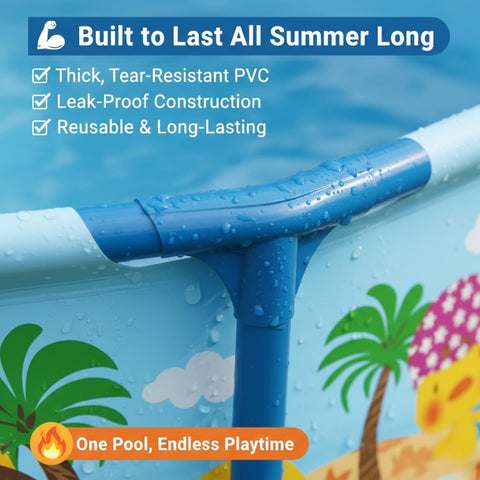 Summer Fun Wiggle Wave Kiddie Pool