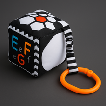 High Contrast Black & White Baby Rattle Toy