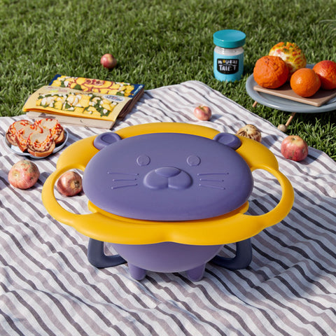 360 Degree Rotate Spill Proof Bowl
