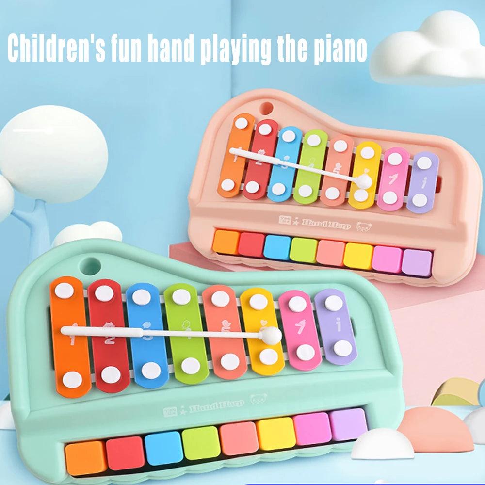 2 in 1 Baby Xylophone Piano Musical Toy For Kids - KiddieWink - Gifts They'll Love