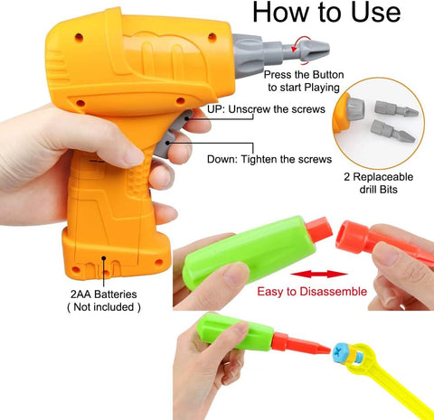 4 In 1 Drill Creative Double Sided Box Toy