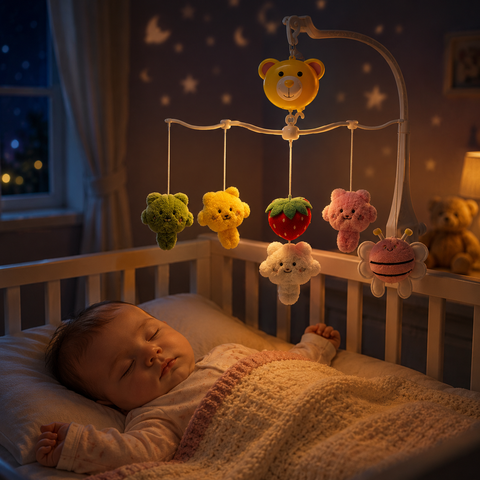 Sweet Baby Cuddles Musical Cot Mobile
