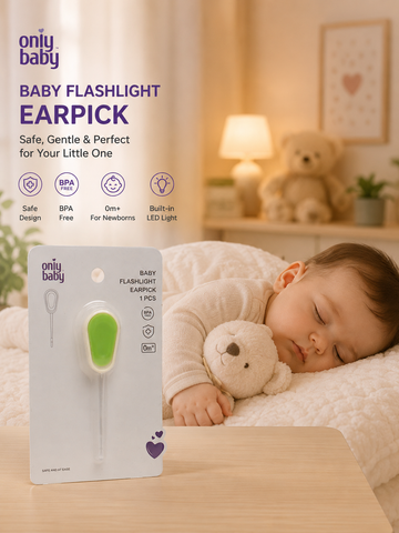 Tiny Glow Baby Flashlight Earpick & Ear Cleaner