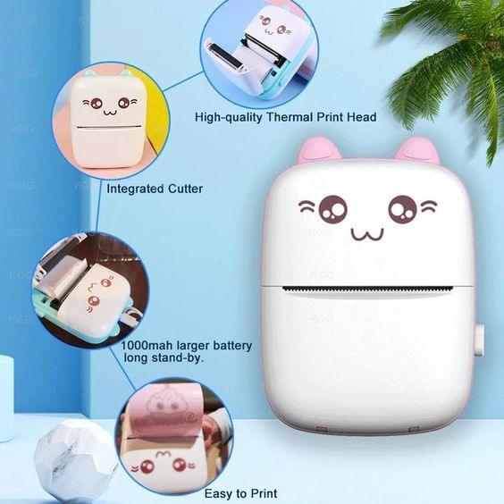 Mini Thermal Printer For Kids - KiddieWink - Gifts They'll Love