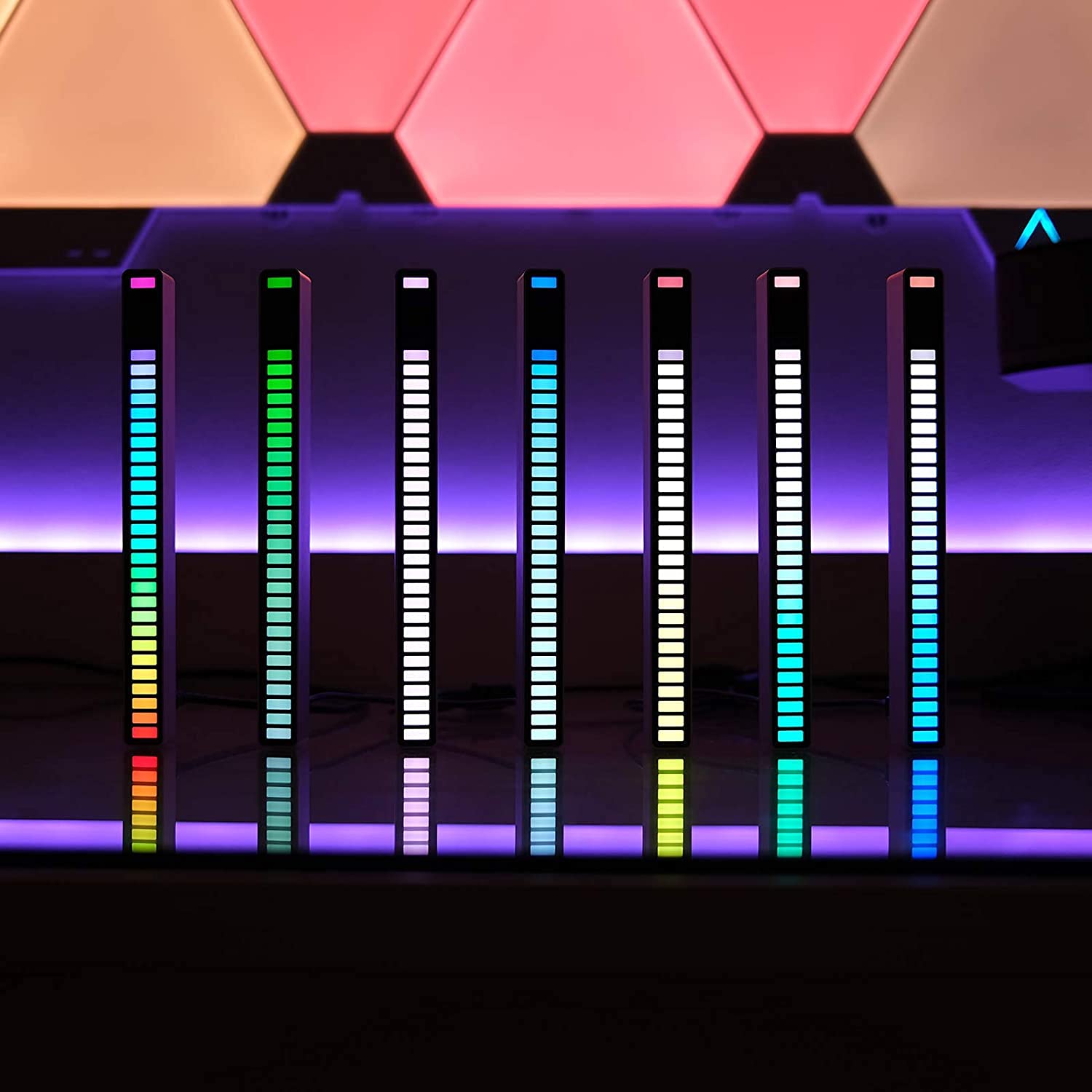 Multifunctional RGB Music Rhythm Level Indicator Bar Lights - KiddieWink - Gifts They'll Love