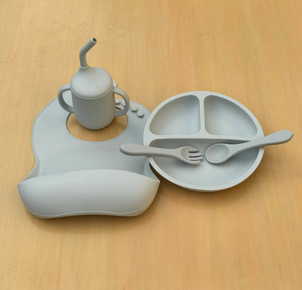Multi-Piece Silicon Baby Dining Kit – image 11 – KiddieWink
