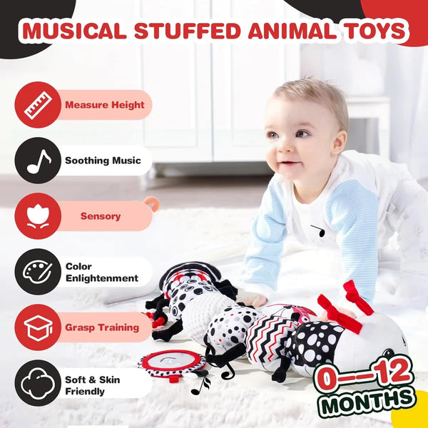 High Contrast Sensory Tummy Time Caterpillar