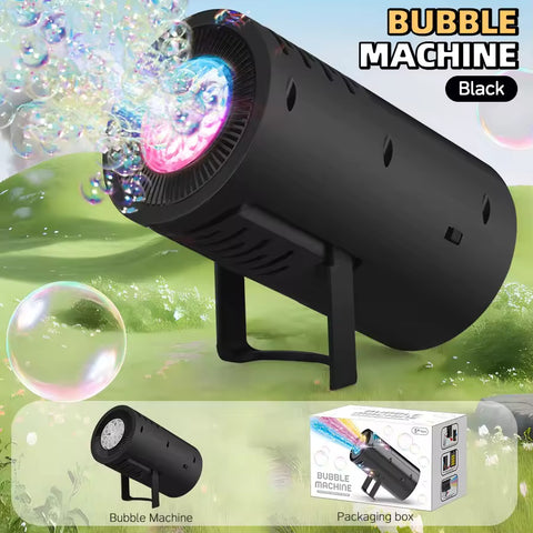 Lighting Fireworks Bubble Machine With Stand
