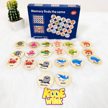 Educational Shape Pairing Puzzle & Wooden Memory Matching For Kids
