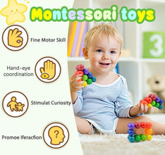 Magnetic Colorful Sensory Ball Toys for Kids