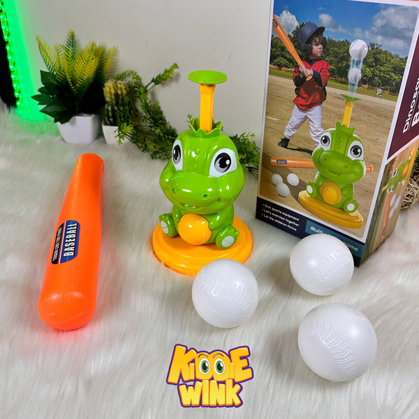 Cute Dinosaur Baseball Hitting Toy For Kids