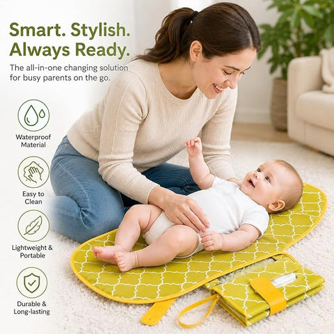 SmartFold Premium Portable Diaper Changing Mat