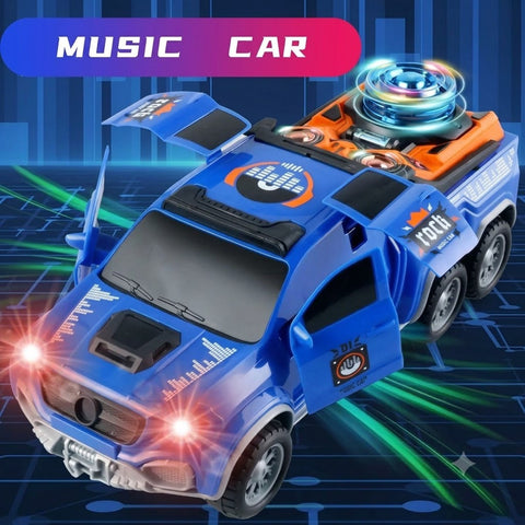 Musical 360 Degree Rotating Car For Kids