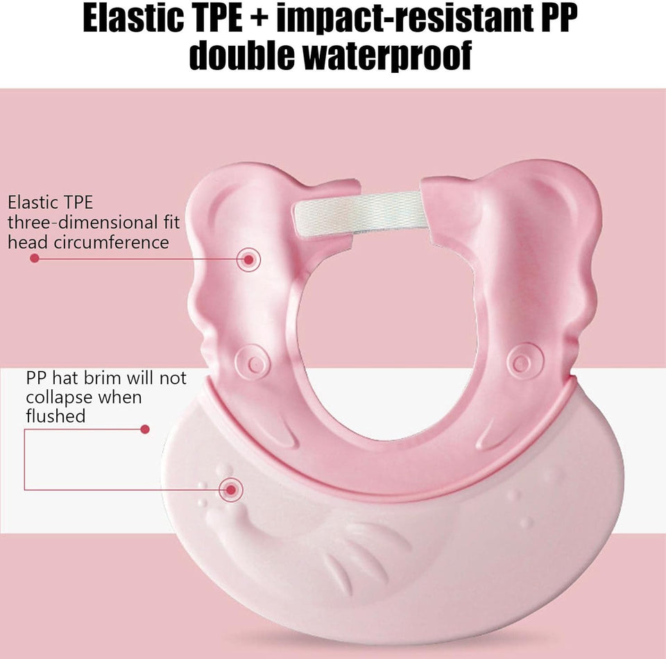 Adjustable Soft Silicone Baby Shampoo Bathing Cap – image 6 – KiddieWink