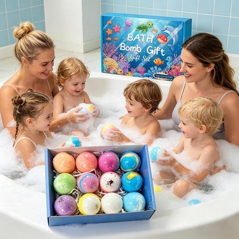 Generic Ocean Themed Bath Bomb Gift Set For Children