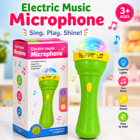 Electric Music Microphone Toy for Kids