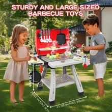 Kids BBQ Grill Set – 41 Pcs With Smoke & Lights