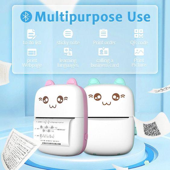 Mini Thermal Printer For Kids - KiddieWink - Gifts They'll Love