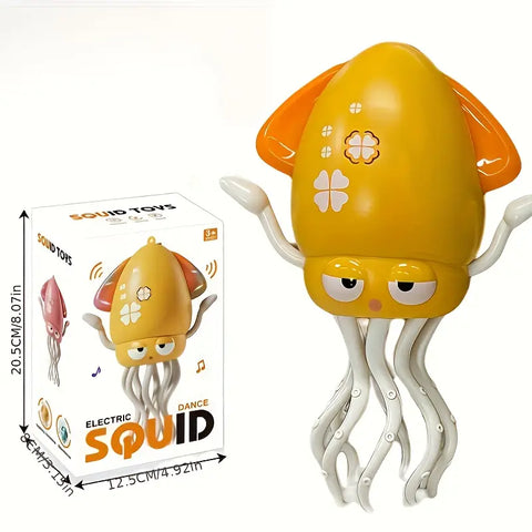 Lightning & Musical Squid Dance Toy - Chargable & Sensor