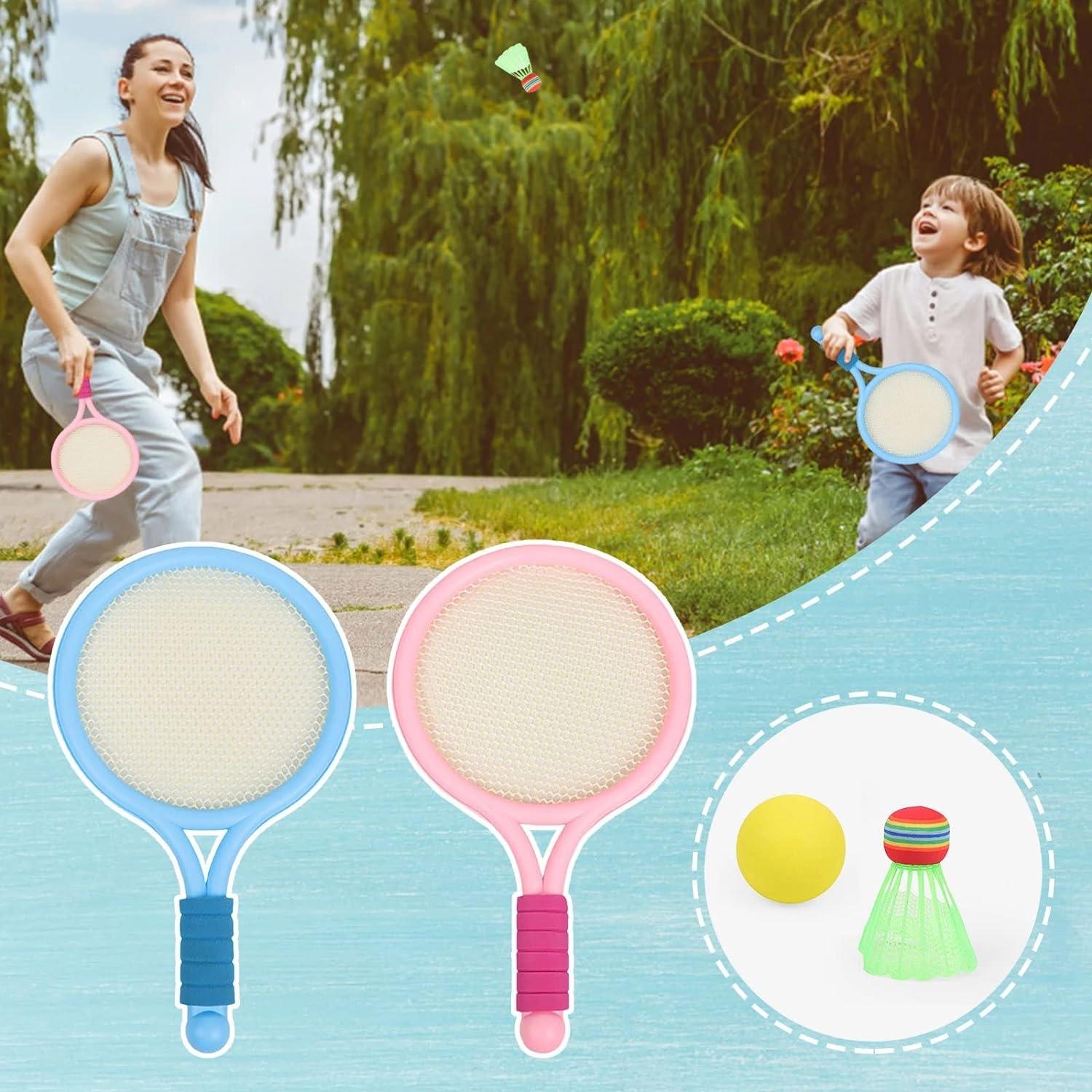 Soft Tennis Badminton Set ( 2 Rackets ) - KiddieWink - Gifts They'll Love
