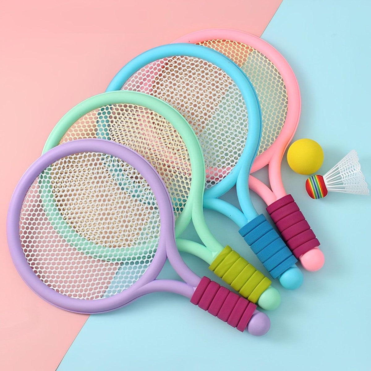 Soft Tennis Badminton Set ( 2 Rackets ) - KiddieWink - Gifts They'll Love