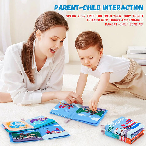 Baby Crinkle Cloth Books – Safe & Soft Learning