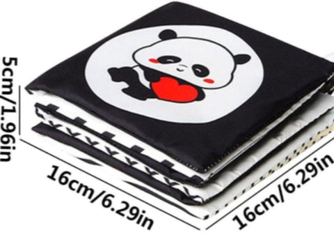 Cute Panda Sensory Soft Cloth Book For Babies - KiddieWink - Gifts They'll Love