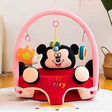 Cute Plush Animal Shape Baby Seat Fitness Rack with Rod