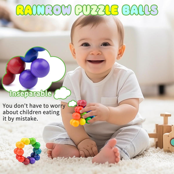 Magnetic Colorful Sensory Ball Toys for Kids