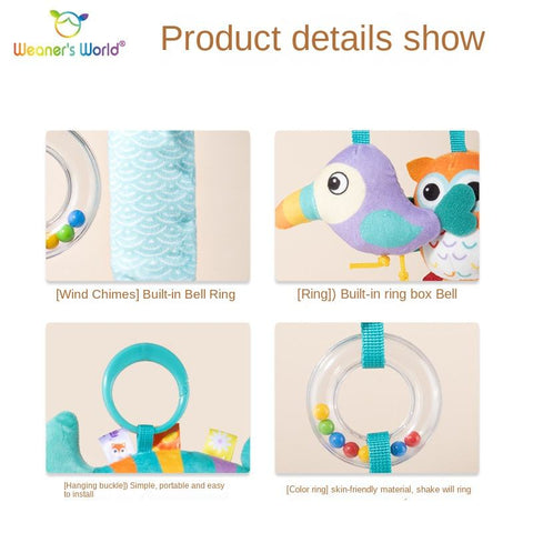 Soft Sloth Baby Crib & Stroller Hanging Toy