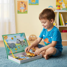 Magnetic Puzzle Book Safari Animals
