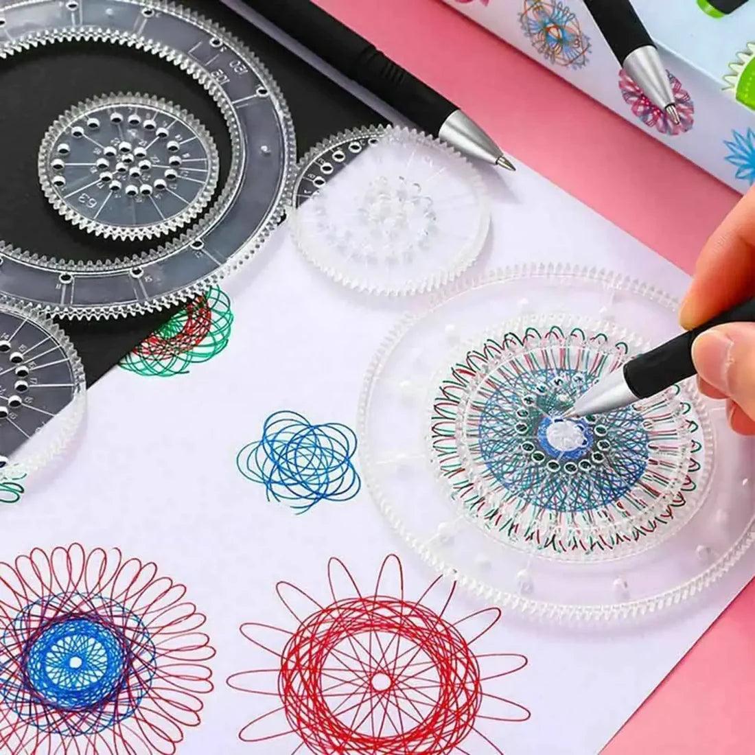 Multi - Functional Spirograph Geometric Ruler for Students - KiddieWink - Gifts They'll Love