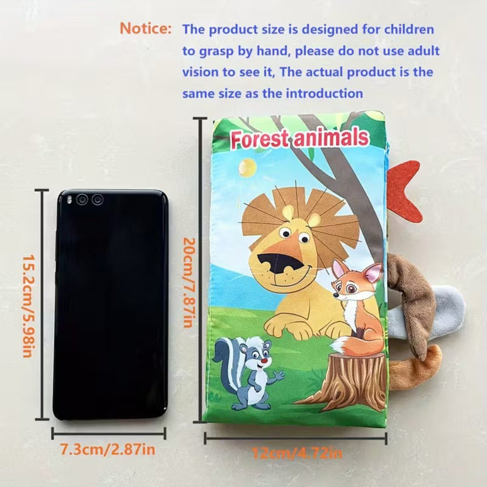 3D Animal Tail Cloth Book For Kids - KiddieWink - Gifts They'll Love