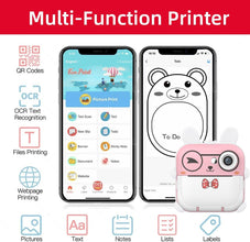 Cute Smart Mini Shooting Camera Printer