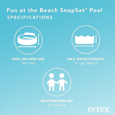 Summer Fun Wiggle Wave Kiddie Pool