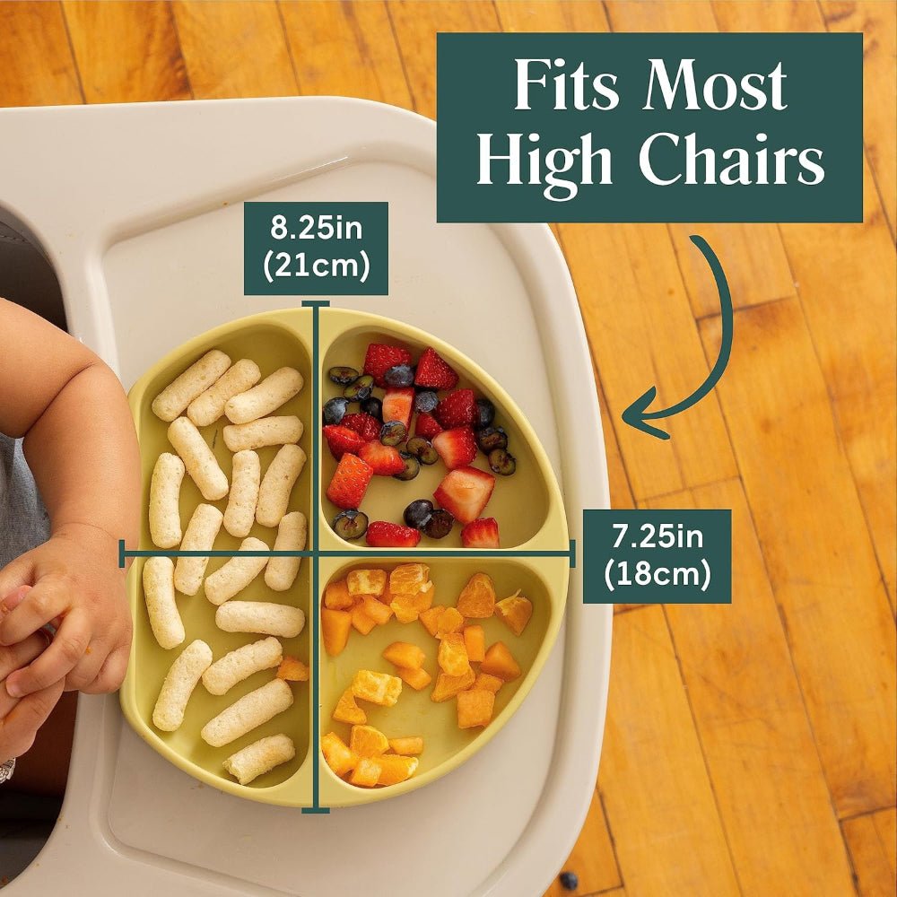 Silicone Suction Plate with Matching Utensils - KiddieWink - Gifts They'll Love